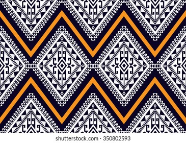 Geometric ethnic pattern design for background or wallpaper