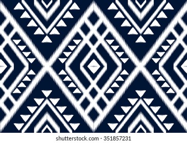 Geometric ethnic pattern design for background or wallpaper.