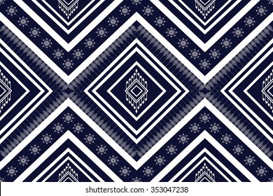 Geometric Ethnic  pattern design for background or wallpaper.