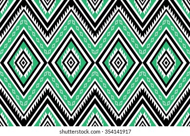 Geometric Ethnic  pattern design for background or wallpaper.
