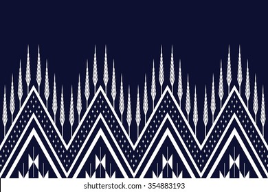 Geometric Ethnic pattern design for background or wallpaper.