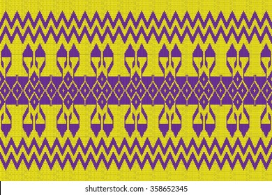 Geometric Ethnic  pattern design for background or wallpaper.