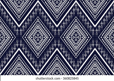 Geometric Ethnic pattern design for background or wallpaper.