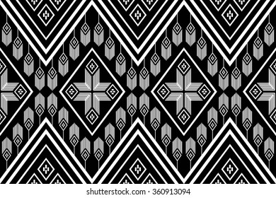 Geometric Ethnic pattern design for background or wallpaper.