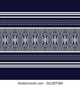 Geometric Ethnic pattern design for background or wallpaper.