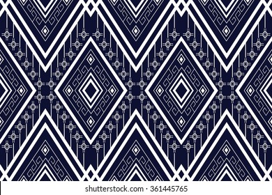 Geometric Ethnic pattern design for background or wallpaper.