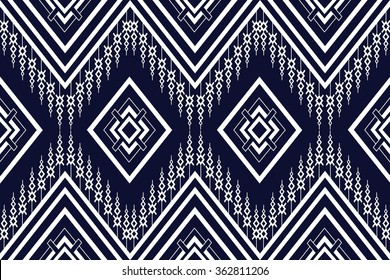 Geometric Ethnic pattern design for background or wallpaper.