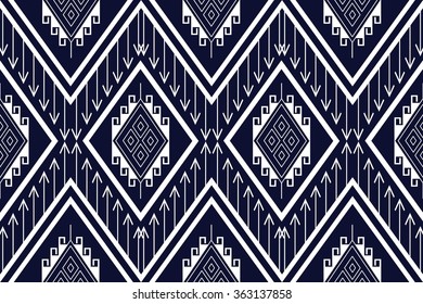 Geometric Ethnic pattern design for background or wallpaper.