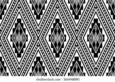 Geometric Ethnic pattern design for background or wallpaper.