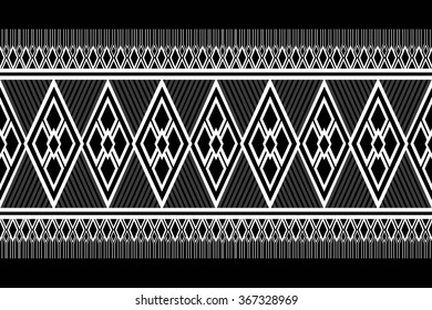 Geometric Ethnic pattern design for background or wallpaper.