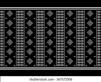 Geometric ethnic pattern  design for background or wallpaper.