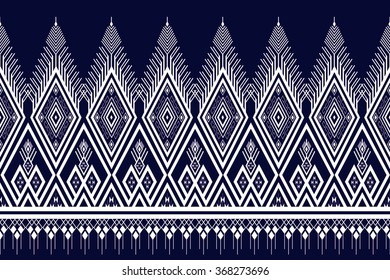 Geometric Ethnic pattern design for background or wallpaper.