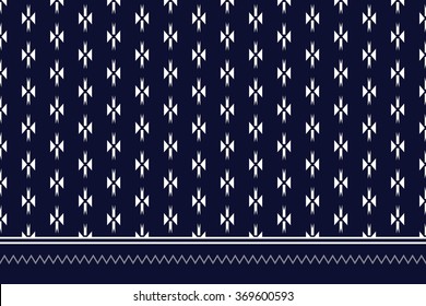 Geometric Ethnic pattern design for background or wallpaper.