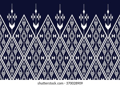 Geometric Ethnic pattern design for background or wallpaper.