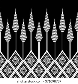 Geometric Ethnic pattern design for background or wallpaper.