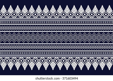 Geometric Ethnic pattern design for background or wallpaper.