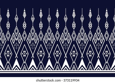 Geometric Ethnic pattern design for background or wallpaper.