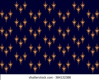 Geometric ethnic pattern  design for background or wallpaper.