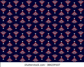 Geometric ethnic pattern  design for background or wallpaper.