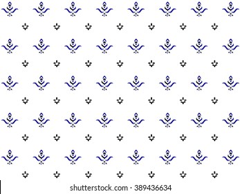 Geometric ethnic pattern  design for background or wallpaper.