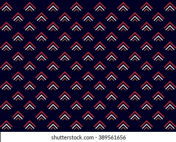 Geometric ethnic pattern design for background or wallpaper.