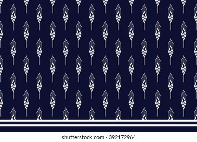 Geometric Ethnic pattern design for background or wallpaper.