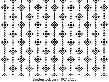 Geometric ethnic pattern design for background or wallpaper and clothing. 