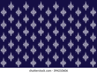 Geometric ethnic pattern design for background or wallpaper and clothing. 