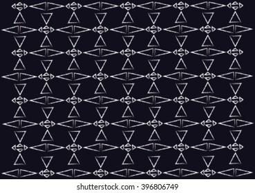 Geometric ethnic pattern design for background or wallpaper and clothing. 