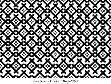 Geometric ethnic pattern design for background or wallpaper and clothing. 