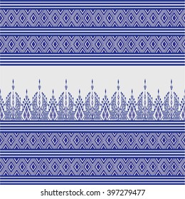 Geometric Ethnic pattern design for background or wallpaper.