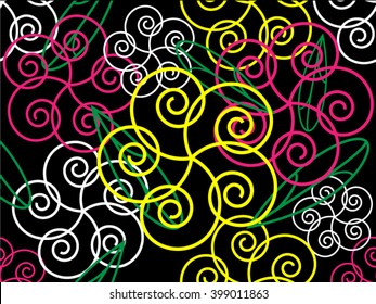 Geometric ethnic pattern design for background or wallpaper.