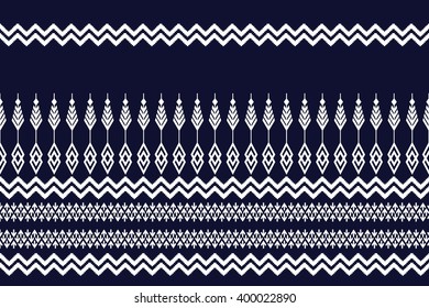 Geometric Ethnic pattern design for background or wallpaper.