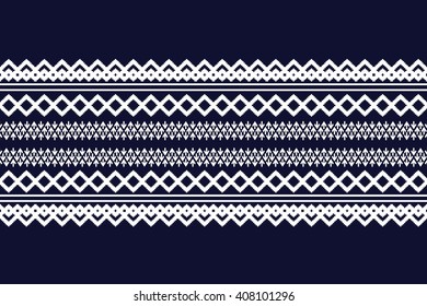 Geometric Ethnic pattern design for background or wallpaper.