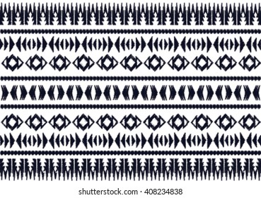 Geometric ethnic pattern design for background or wallpaper and clothing. 