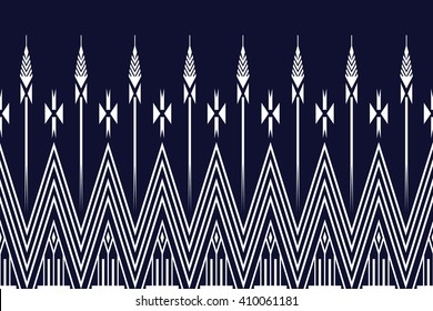 Geometric Ethnic pattern design for background or wallpaper.
