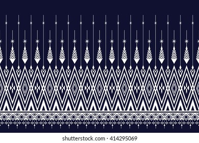 Geometric Ethnic pattern design for background or wallpaper.
