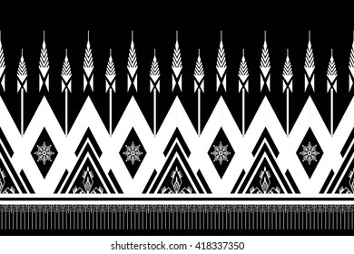 Geometric Ethnic pattern design for background or wallpaper.