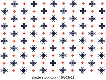 Geometric ethnic pattern design for background or wallpaper and clothing. 