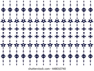 Geometric ethnic pattern design for background or wallpaper and clothing .