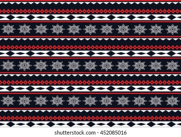 Geometric ethnic pattern design for background or wallpaper and clothing .