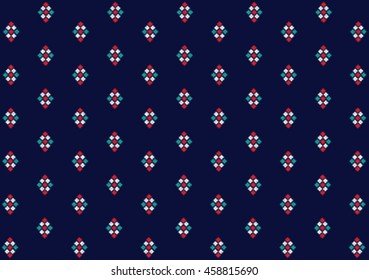 Geometric ethnic pattern design for background or wallpaper and clothing .