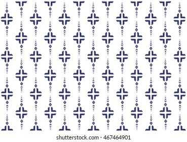 Geometric ethnic pattern design for background or wallpaper and clothing .