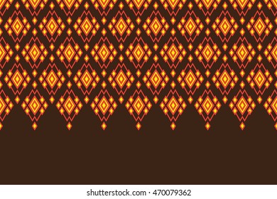 Geometric Ethnic pattern design for background or wallpaper.