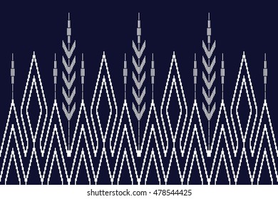 Geometric Ethnic pattern design for background or wallpaper.
