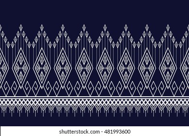 Geometric Ethnic pattern design for background or wallpaper.