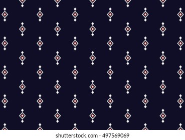 Geometric ethnic pattern design for background or wallpaper and clothing.