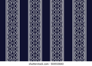 Geometric Ethnic pattern design for background, carpet, wallpaper, clothing, sarong, wrapping, embroidery style.