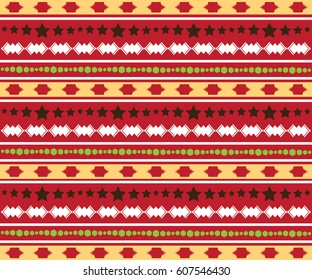 Geometric ethnic pattern design for background or wallpaper and clothing.