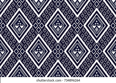 Geometric Ethnic pattern design for background or wallpaper.
